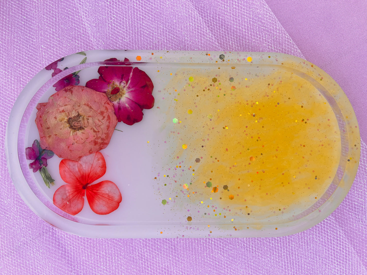 Sweet floral tray